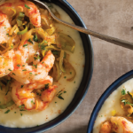 bowl of shrimp and leek grits