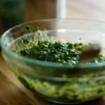 Collard green chimichurri to add a flavor punch to your steak