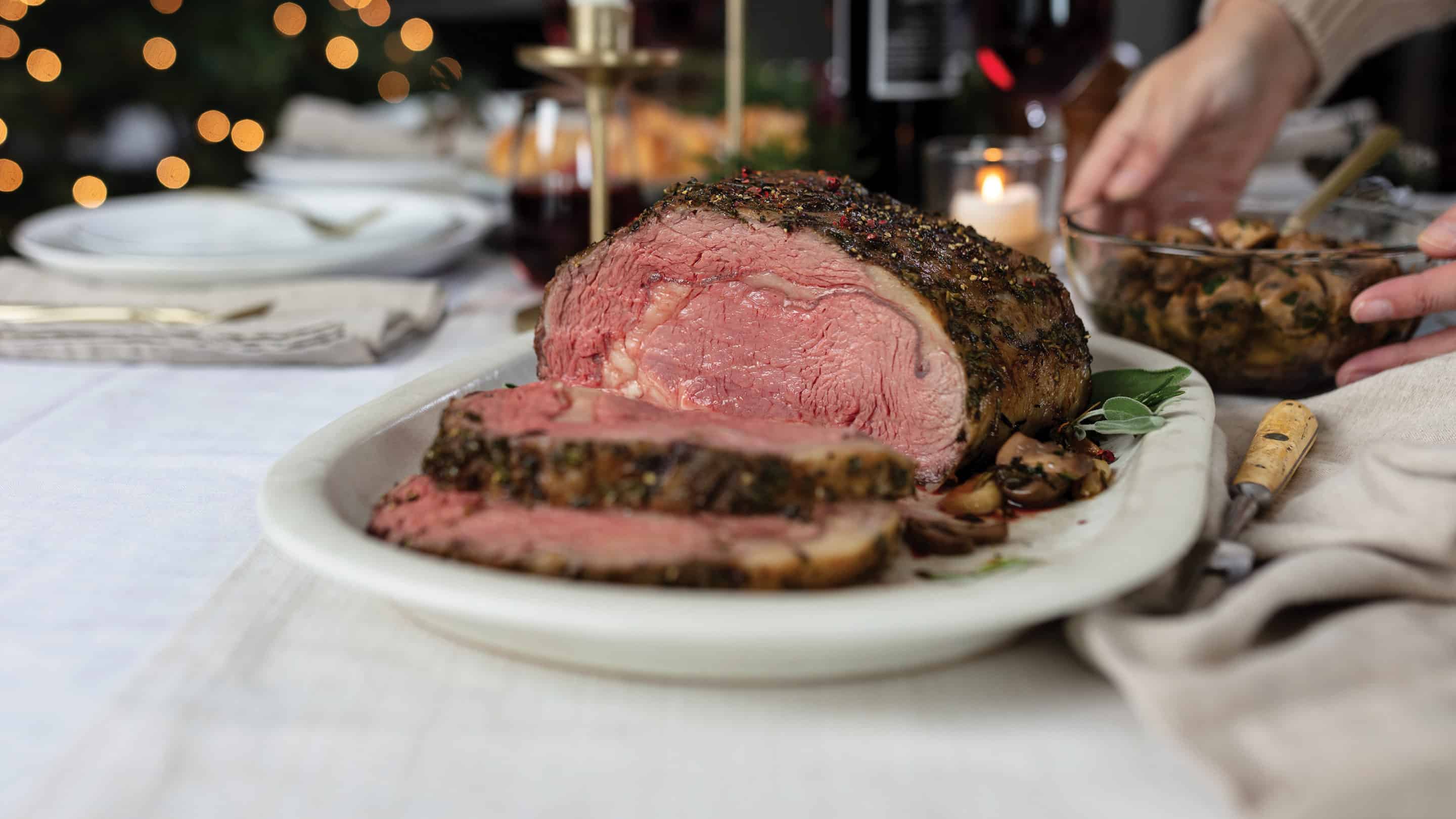 Garlic & Herb Prime Rib Recipe: How to Cook Prime Rib for Christmas, Beef