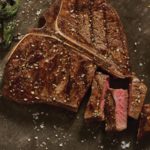 Grilled T-bone sliced