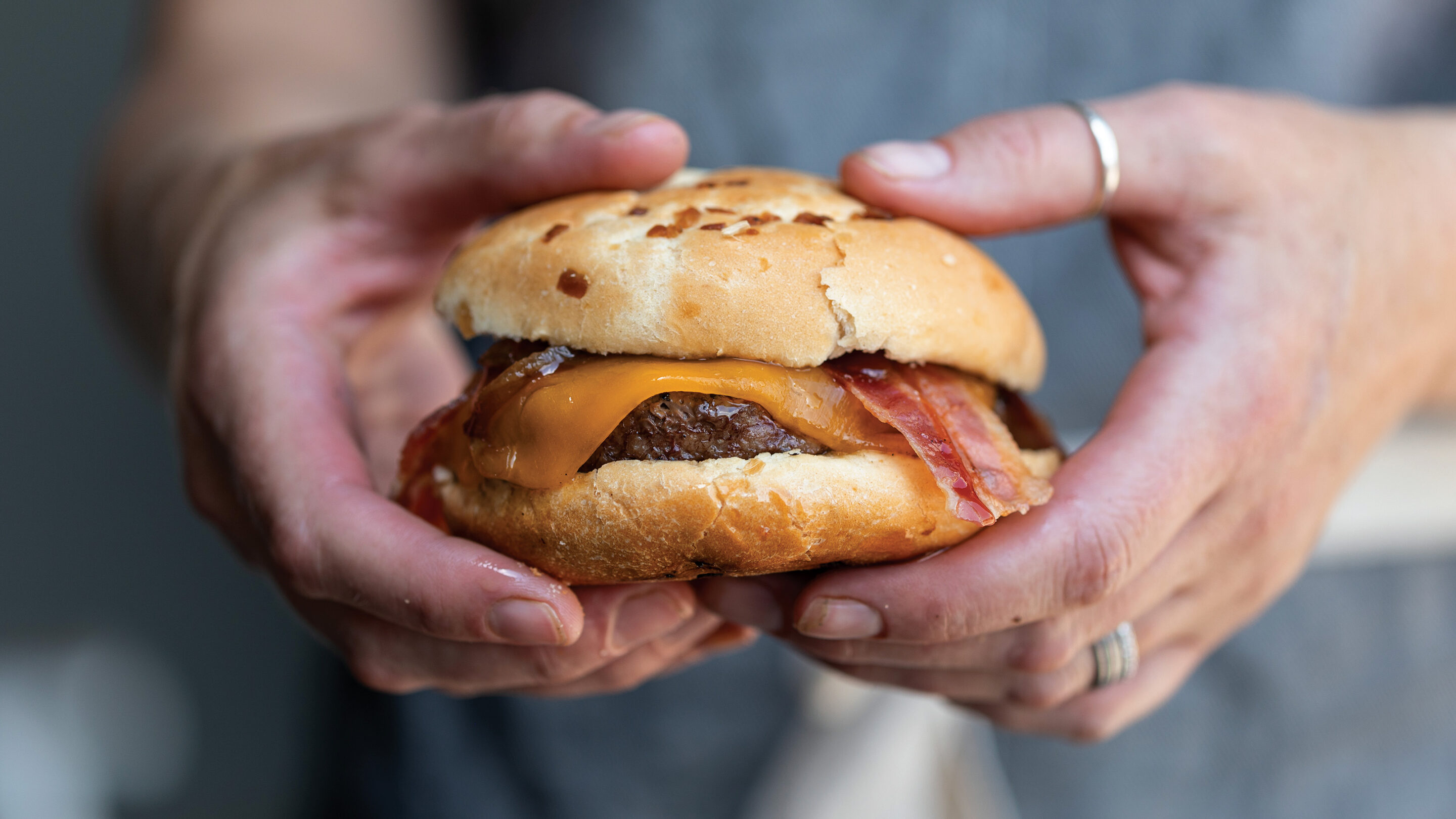 Grilled Bacon Cheeseburgers - Out Grilling