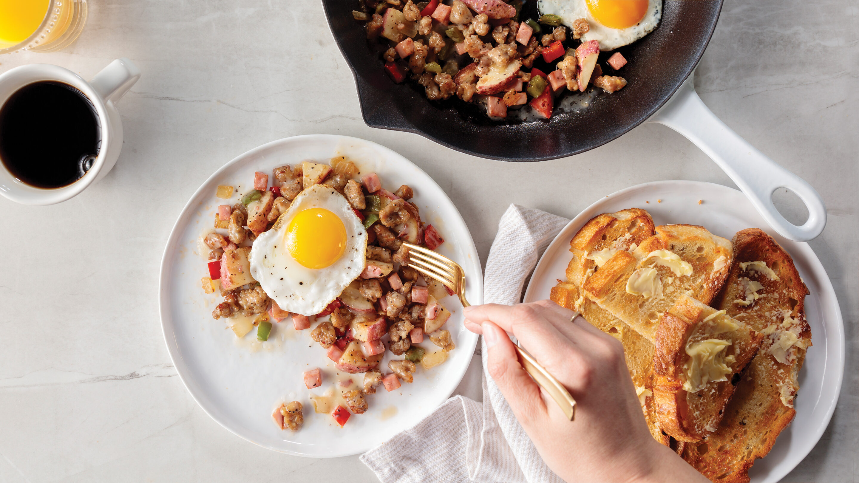 Add Heart Protein Rich Breakfast Skillets to Your Menu