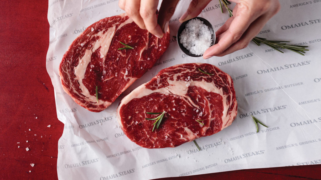 seasoned ribeye