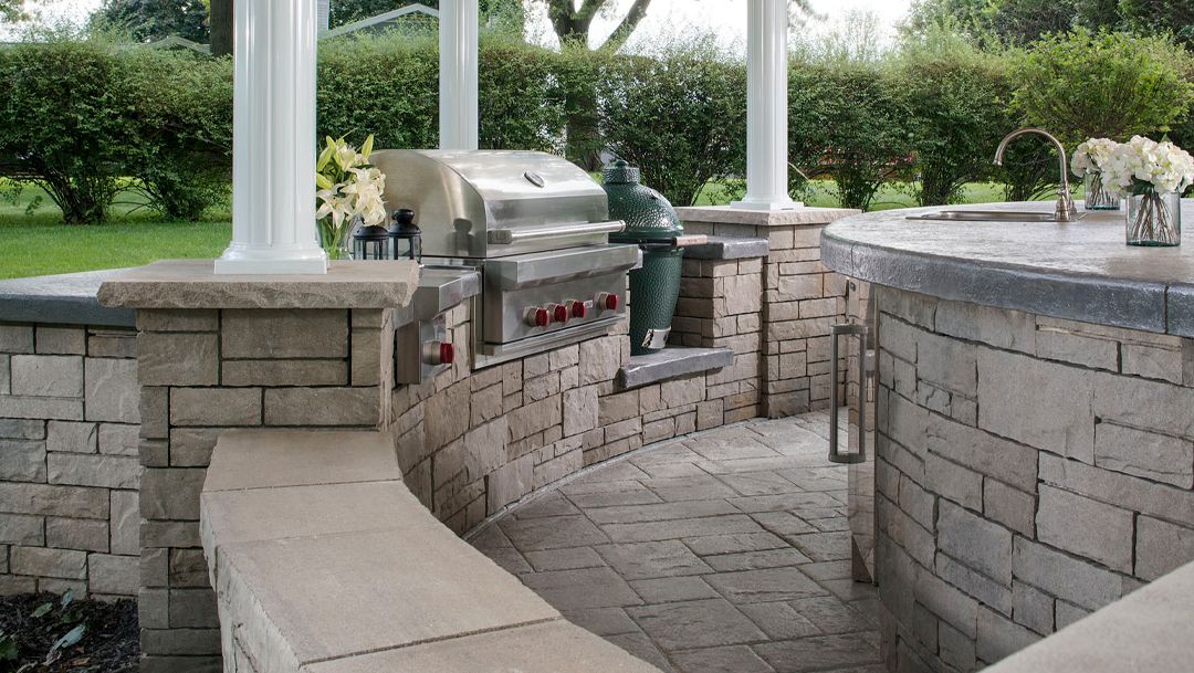 Belgard outdoor outlet kitchen