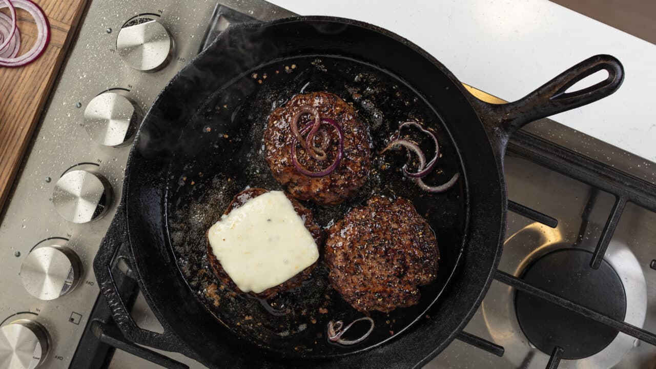 How to PanFry Burgers Learn How to Cook Burgers on the Stove; Frozen