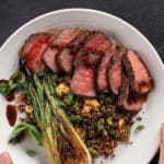 Sweet soy marinated top sirloin