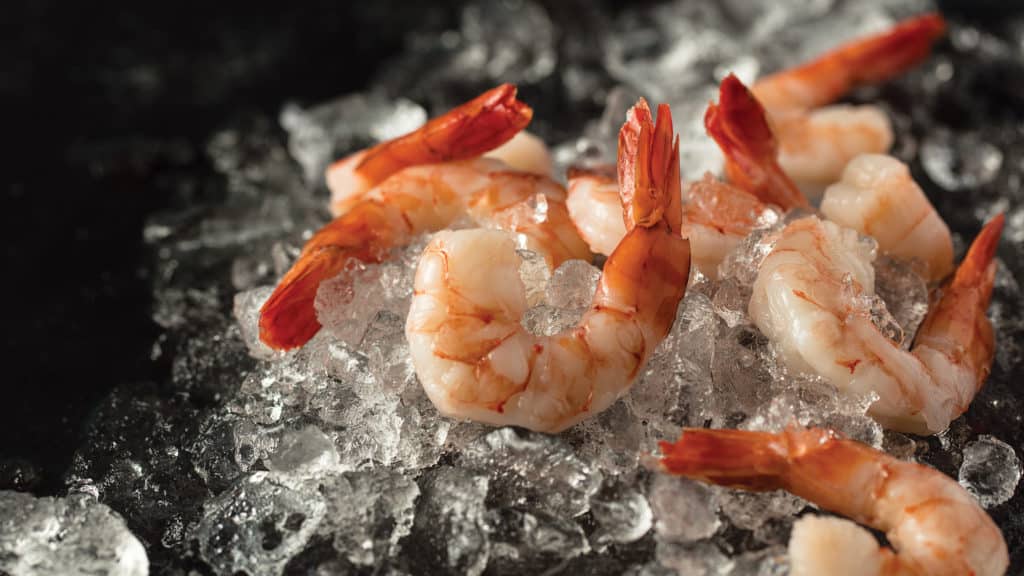 raw shrimp