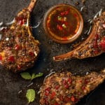 grilled lamb chops with mint jalapeno jelly