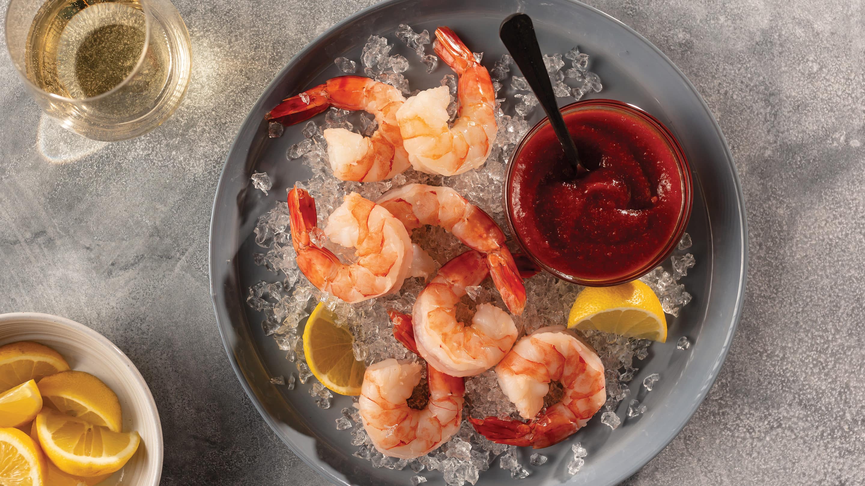 Shrimp with Bloody Mary Cocktail Sauce