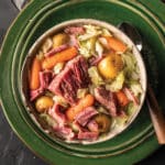 Corned Beef and Cabbage in bowl