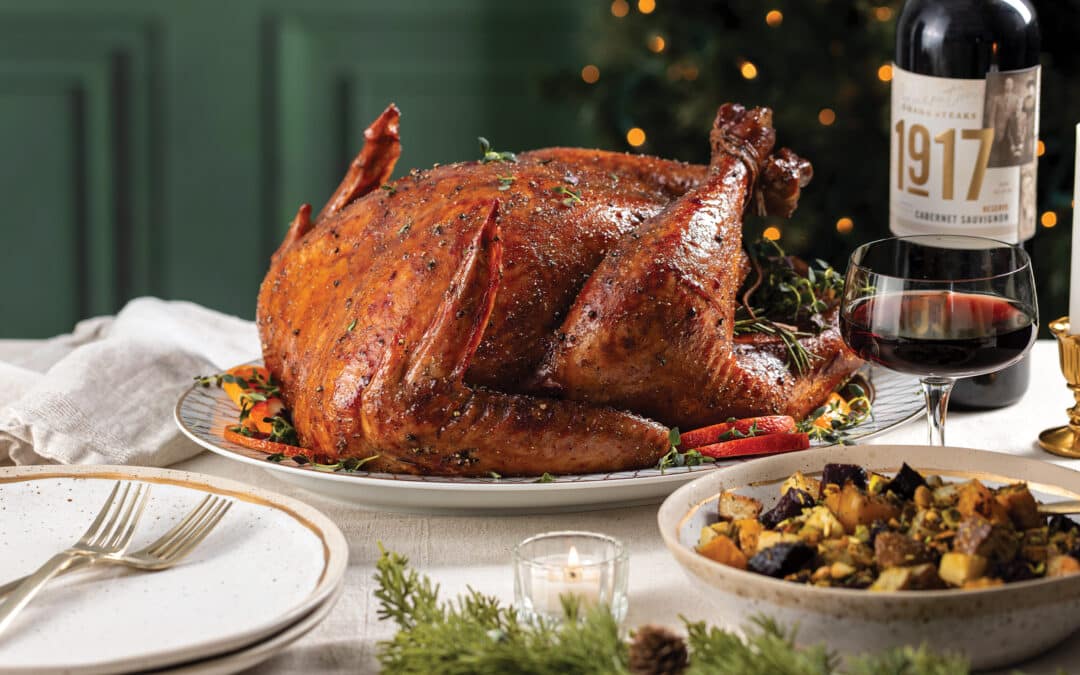 Sour Cherry-Cabernet Glazed Turkey